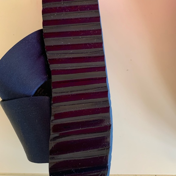 TORY BURCH SCALLOP WEDGE PLATFORM SANDALS SIZE 5 - Picture 7 of 15